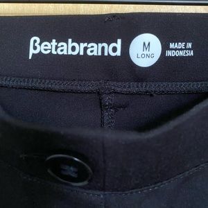 Bootcut Betabrand Yoga Dress Pants. Black.
